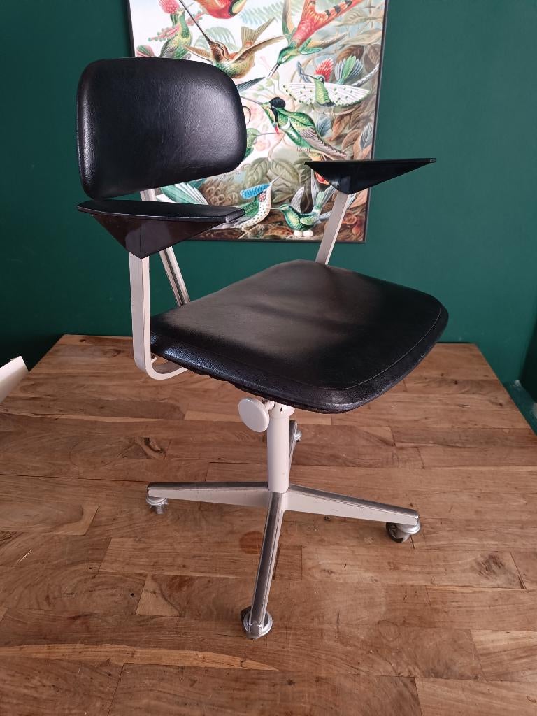 Arend de Cirkel Friso Kramer vintage bureau architect stoel, Ophalen of Verzenden, Gebruikt, Zwart, Bureaustoel