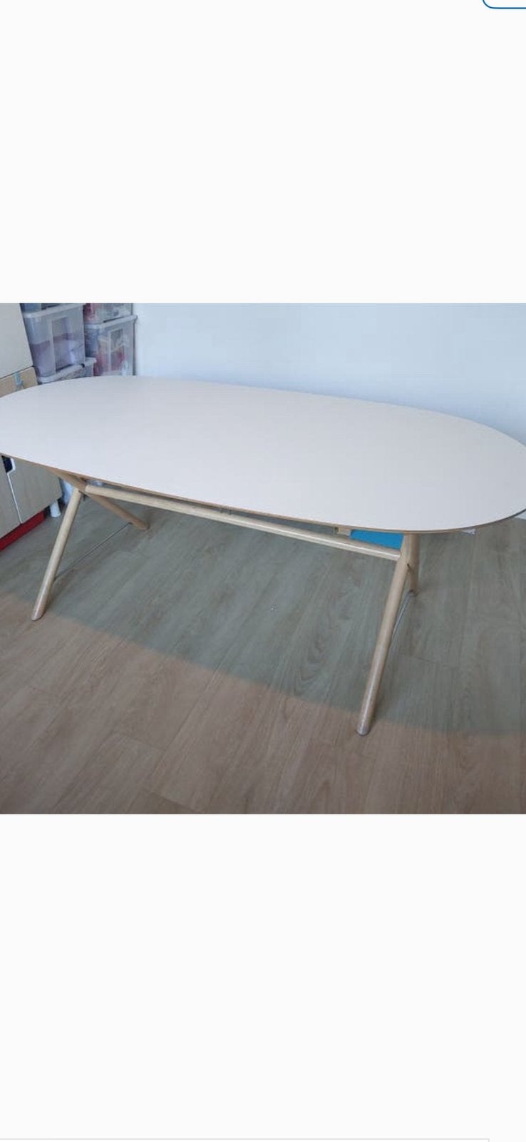 Ovale tafel ikea, Ophalen of Verzenden, Ovaal, 100 tot 150 cm