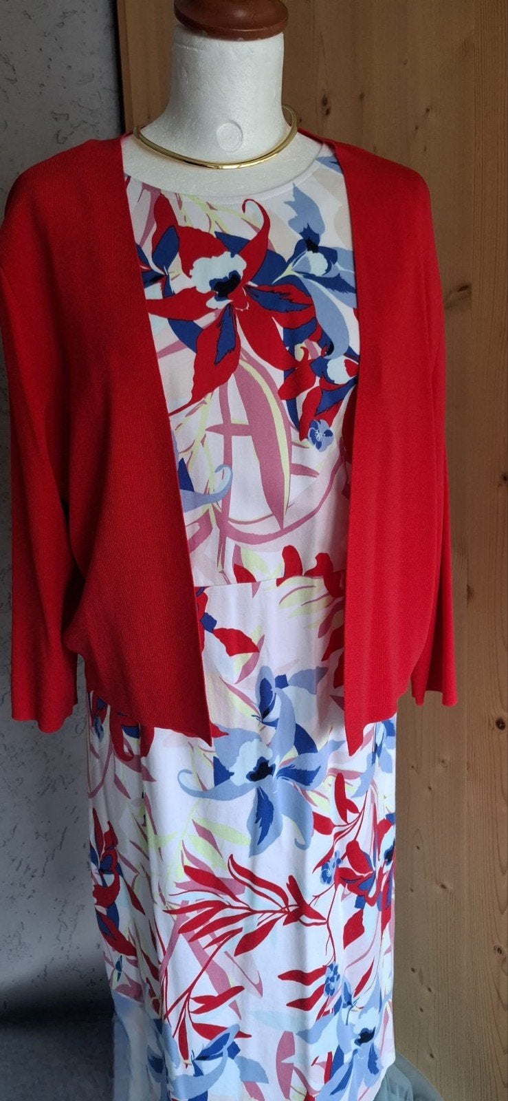 TAIFUN  jurk met bolero Vestje beide maat 42/44 als nieuw, Ophalen of Verzenden, Zo goed als nieuw, Maat 42/44 (L), Knielengte