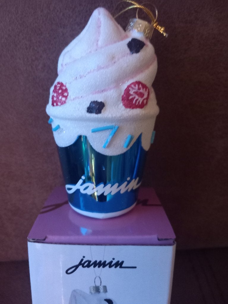 Jamin kerstornament/ijsje, Diversen, Kerst, Ophalen of Verzenden, Nieuw