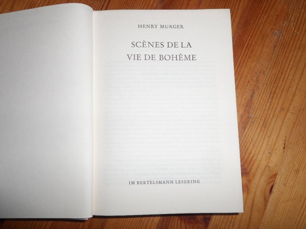 Henry Murger - Scenes de la vie de Boheme, Ophalen of Verzenden, Gelezen, Non-fictie