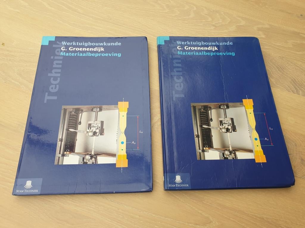 Werktuigbouwkunde: MateriaalBeproeving (2 boeken), Boeken, Techniek, G. Groenendijk, Ophalen of Verzenden, Zo goed als nieuw, Werktuigbouwkunde