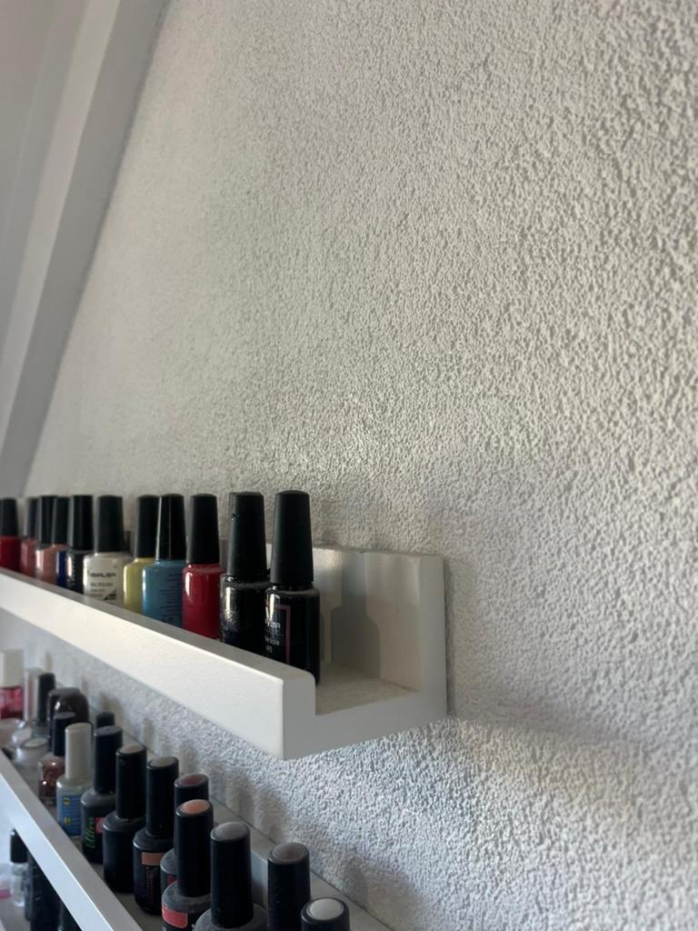 Nagellak Plankjes Wit - Set van 2 (60x7 cm), Ophalen of Verzenden, Zo goed als nieuw