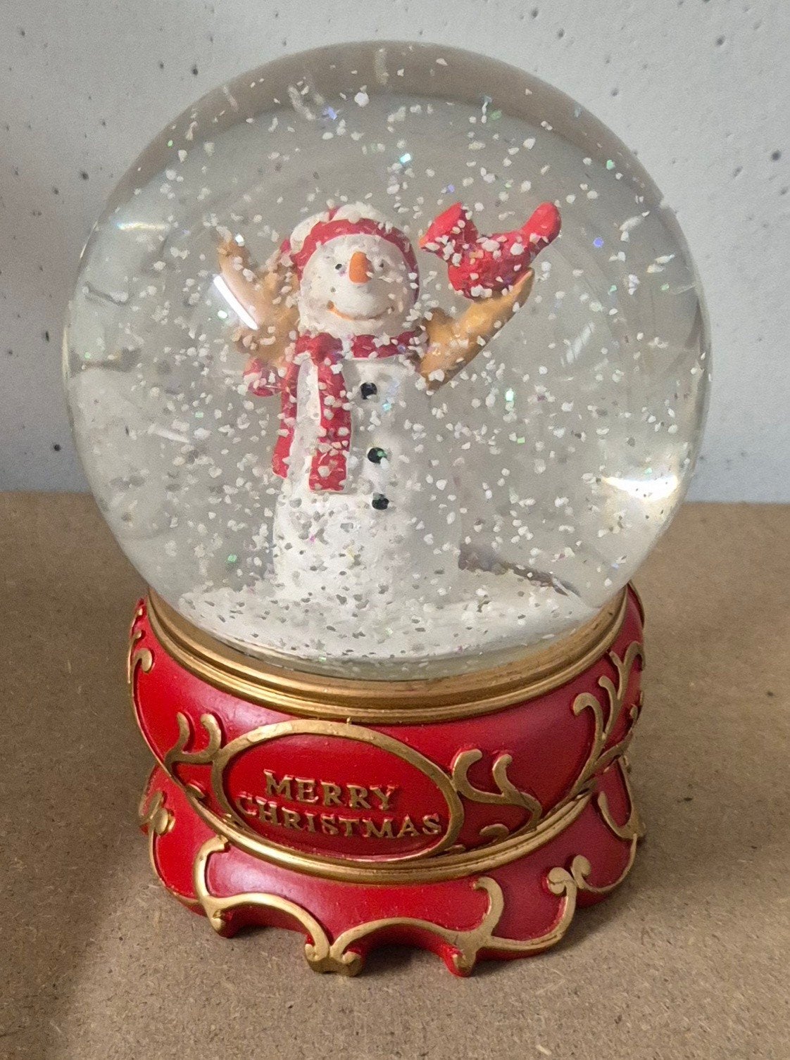 Merry Christmas sneeuwbol, Ophalen, Zo goed als nieuw