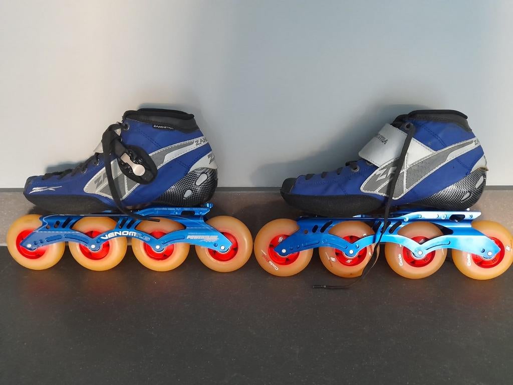 Zandstra Powerslide Venom Inline Skates - Maat 41/42, Gebruikt, Dames, Ophalen of Verzenden, Inline skates 4 wielen