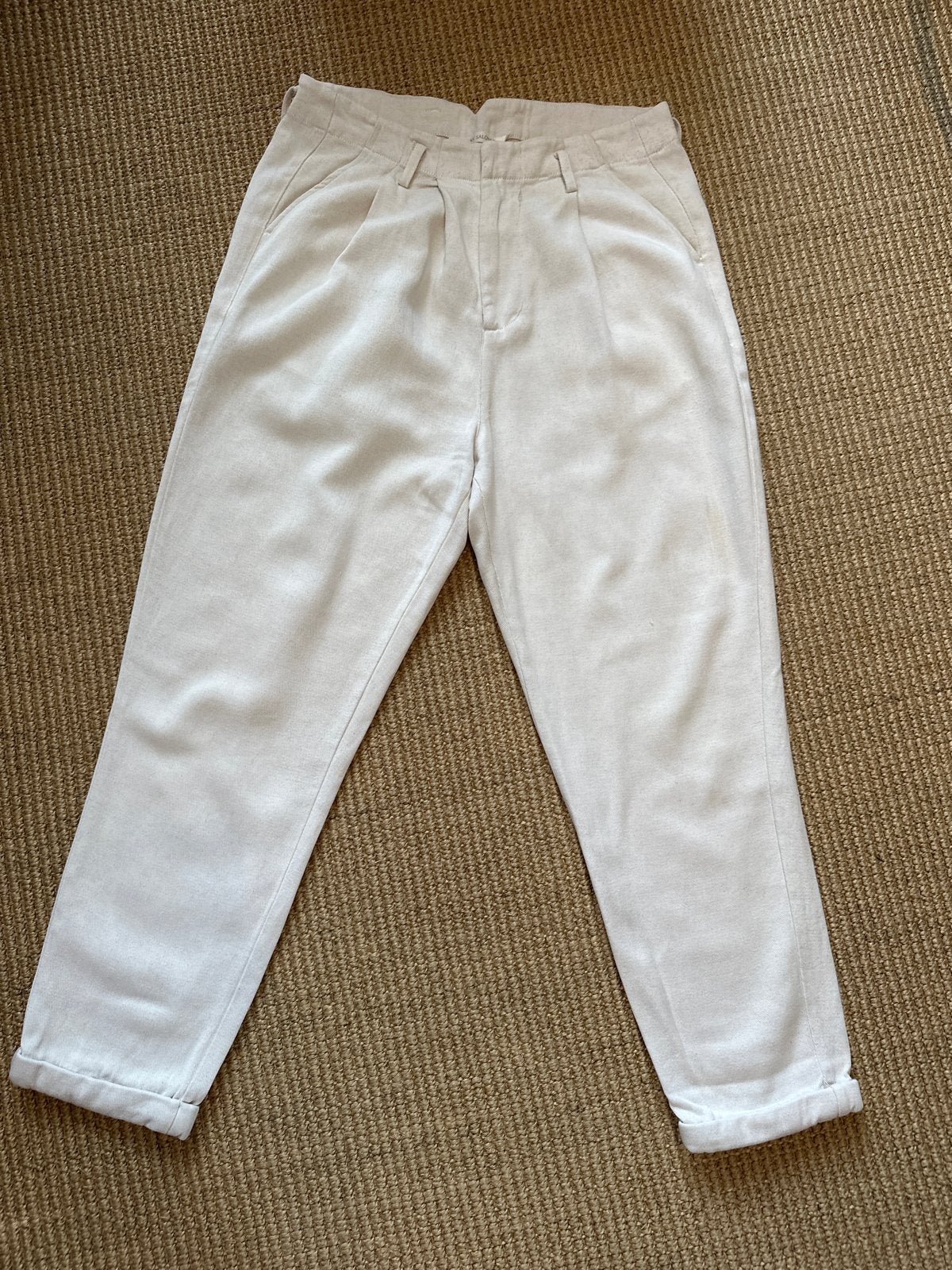 Rabens Saloner lichte broek maat S, Beige, Ophalen of Verzenden, Zo goed als nieuw, Driekwart