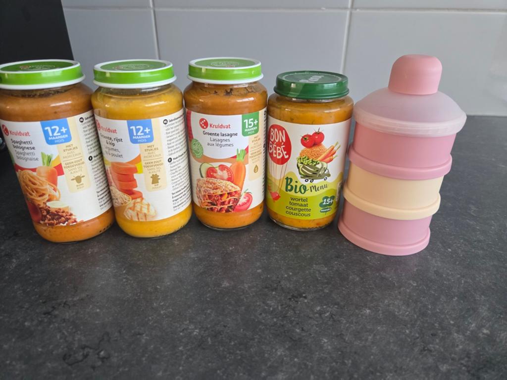 4 potjes babyvoeding groente (gratis), Kinderen en Baby's, Babyvoeding en Toebehoren, Ophalen, Overige typen