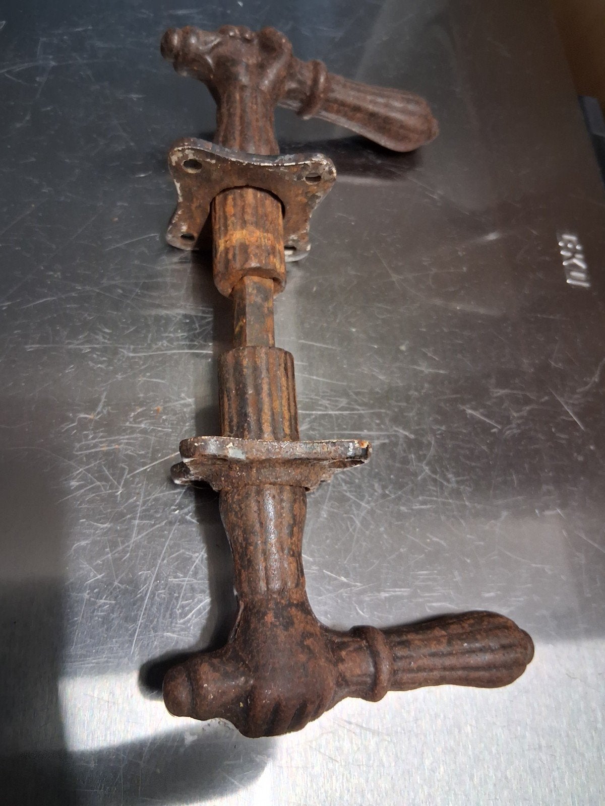 2x Deurklink Handjes., Ophalen, Gebruikt, Overige materialen, Klink of Kruk
