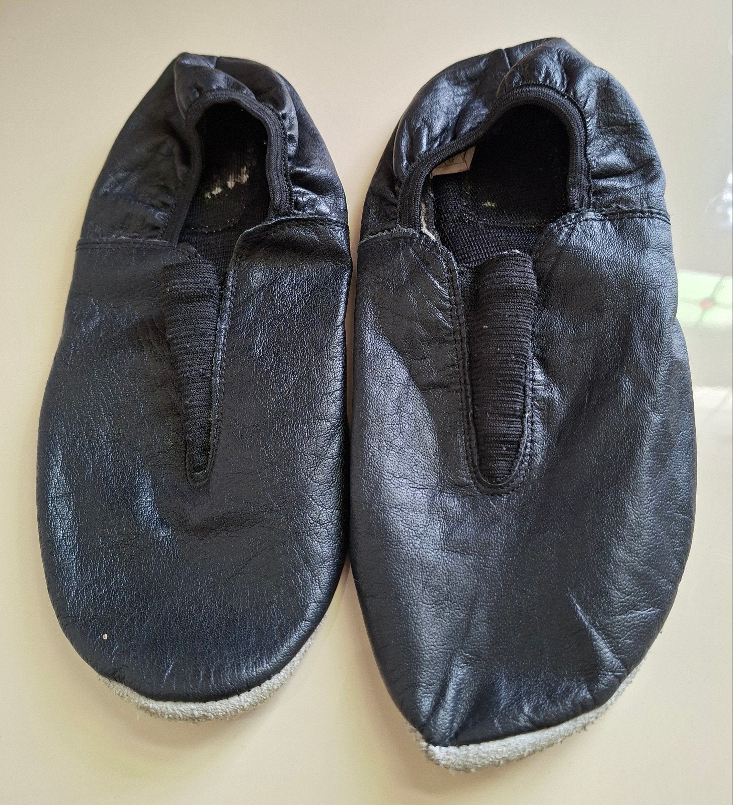 Leren euritmie schoenen/dansschoenen 39, Verzenden, Zo goed als nieuw, Schoenen