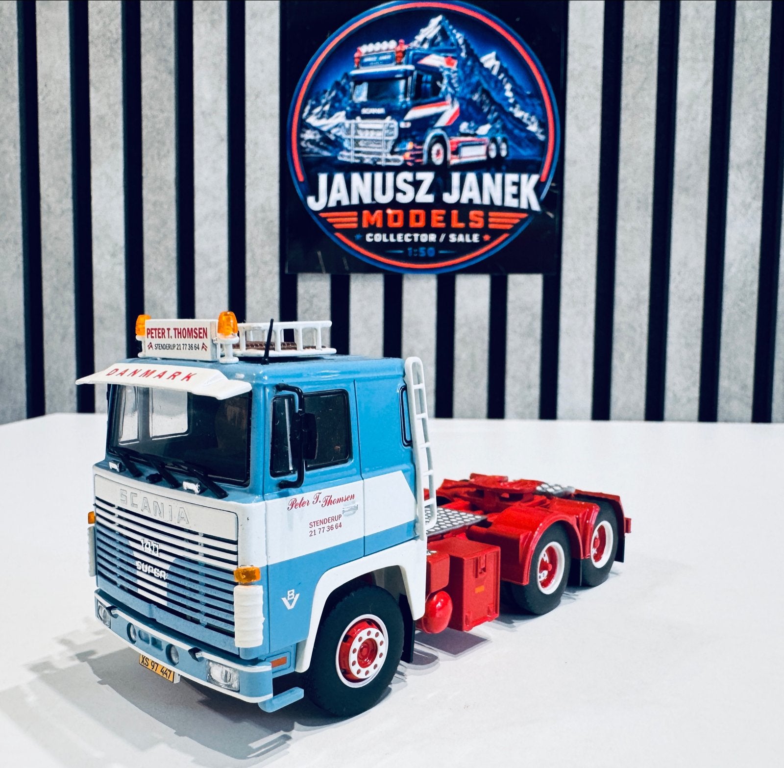 Scania 140 Peter T. Thomsen Tekno 1:50, Verzenden, Nieuw, Bus of Vrachtwagen, Tekno