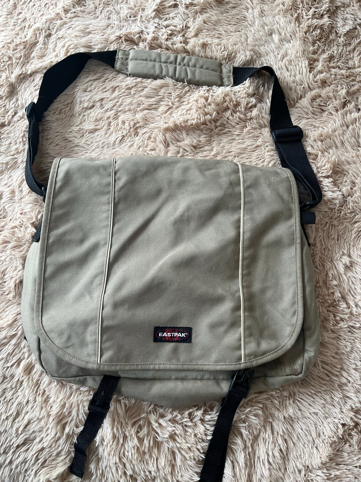 Eastpak Messenger Bag - Stevige Schoudertas, Ophalen of Verzenden, Gebruikt, Beige