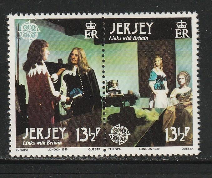 Verenigd Europa 1980 - Jersey - Koning Karel II van Engeland, Ophalen, Postfris, Overige thema's