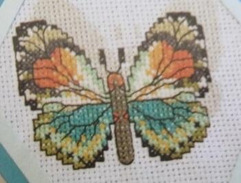 Borduurpatroon  Vlinders   nr 5602, Verzenden, Nieuw, Handborduren, Patroon