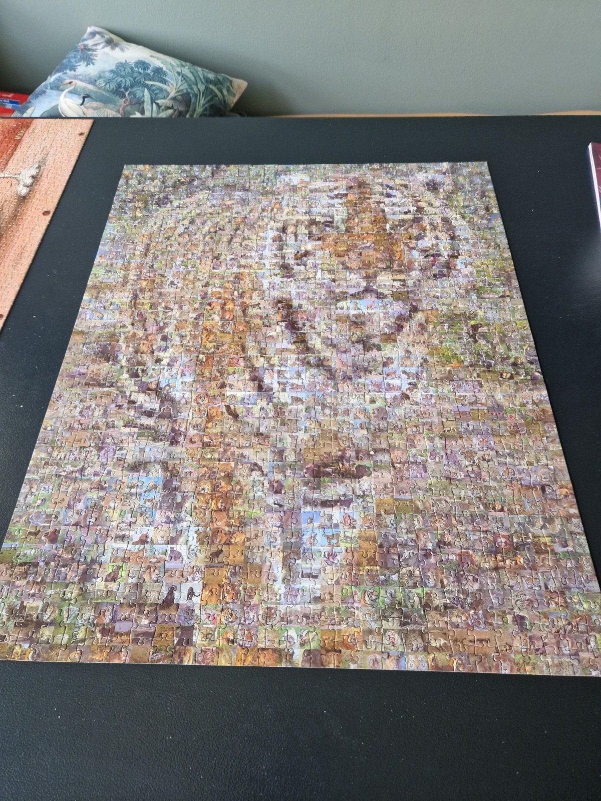 Photomosaics Tijger Legpuzzel 1000 stukjes, Ophalen, 500 t/m 1500 stukjes, Gebruikt, Legpuzzel