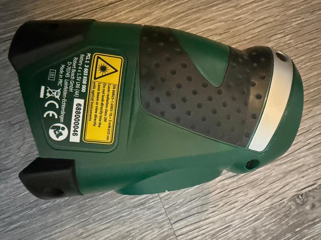 Bosch PCL 1 Kruislijnlaser - Compact en Nauwkeurig, Ophalen of Verzenden, Gebruikt, Overige meters