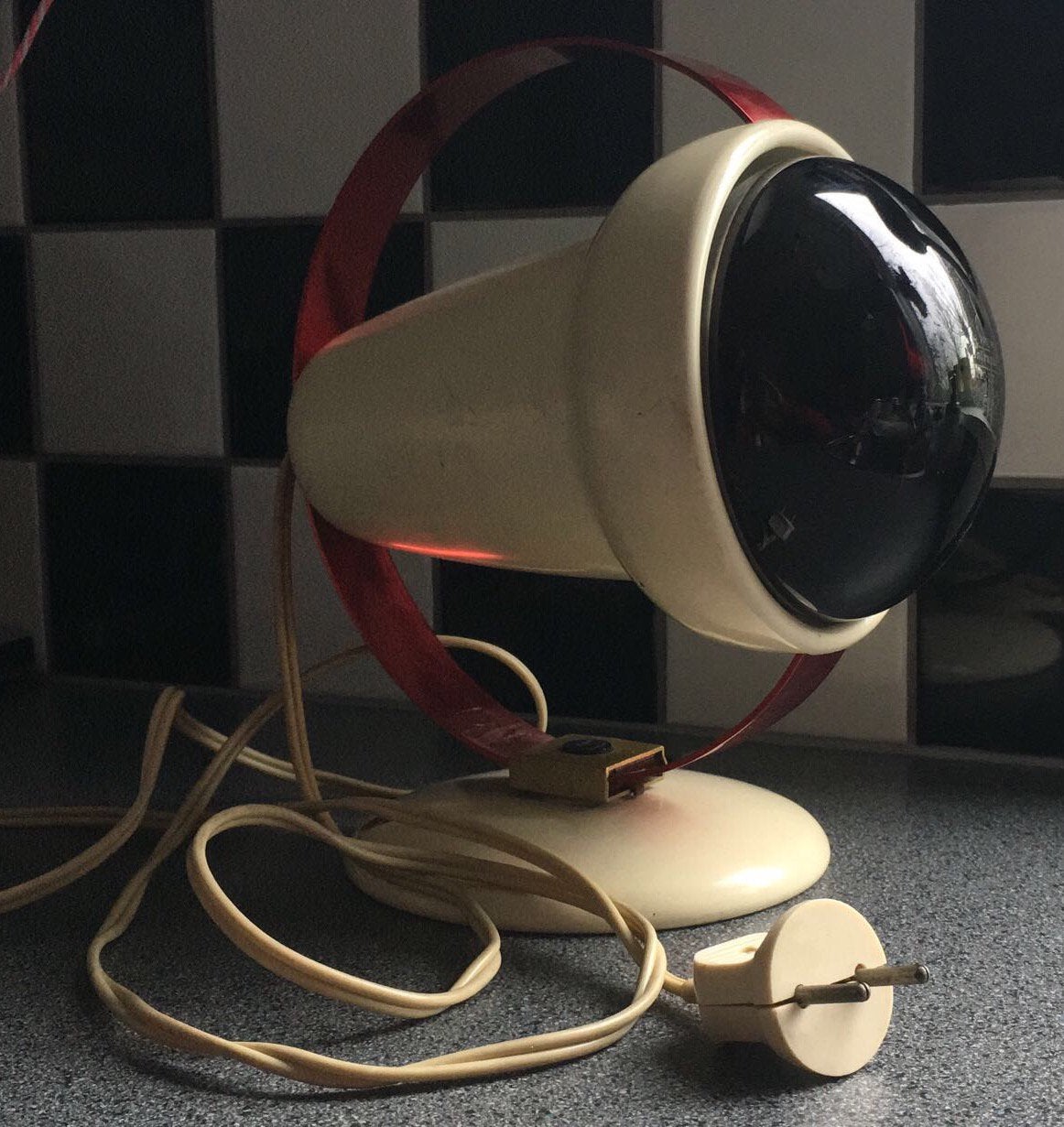 Philips Infraphil Rode Lamp warmtelamp Perriant  sixties, Ophalen of Verzenden