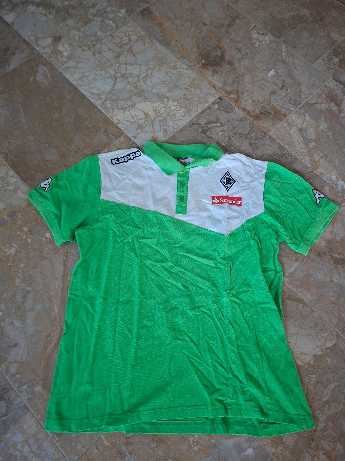 Borussia München Gladbach xl polo, Blauw, Maat 46/48 (XL) of groter, Ophalen of Verzenden, Zo goed als nieuw