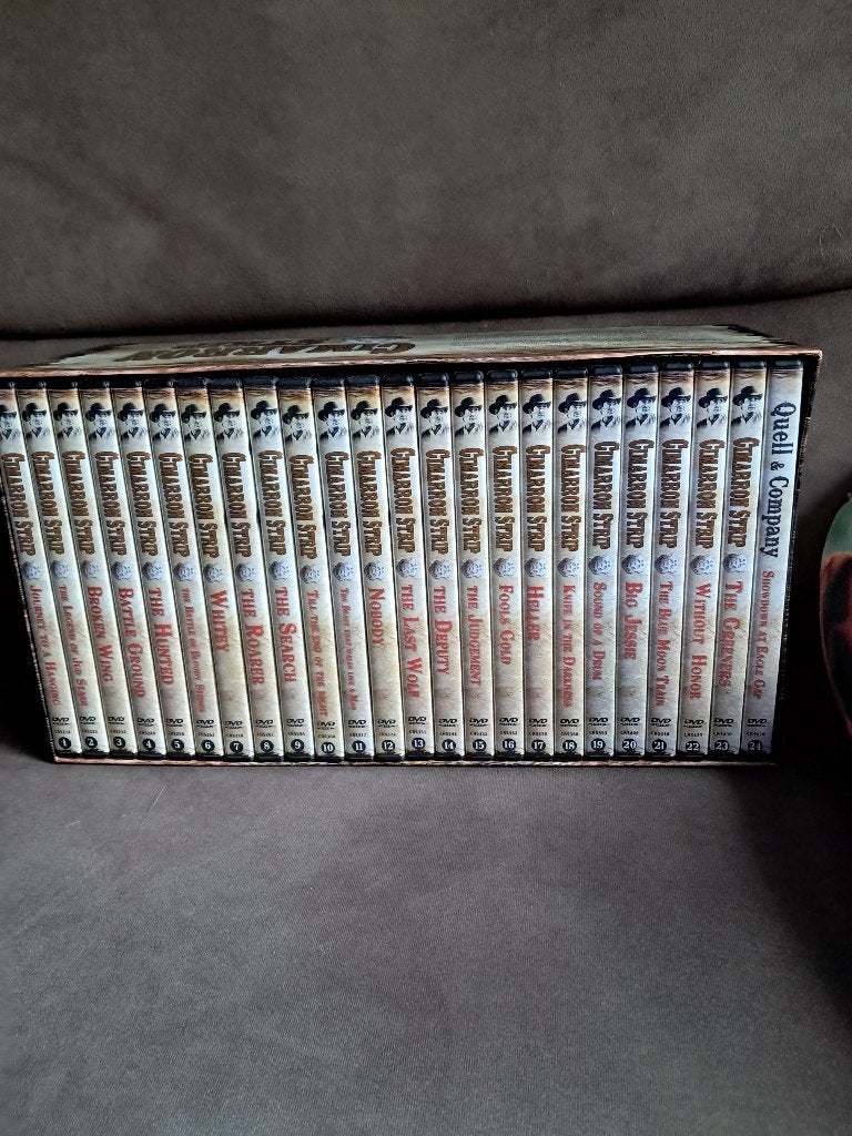 Cimarron strip compleet in box op dvd, Ophalen, Engels, Nederlands, Zo goed als nieuw