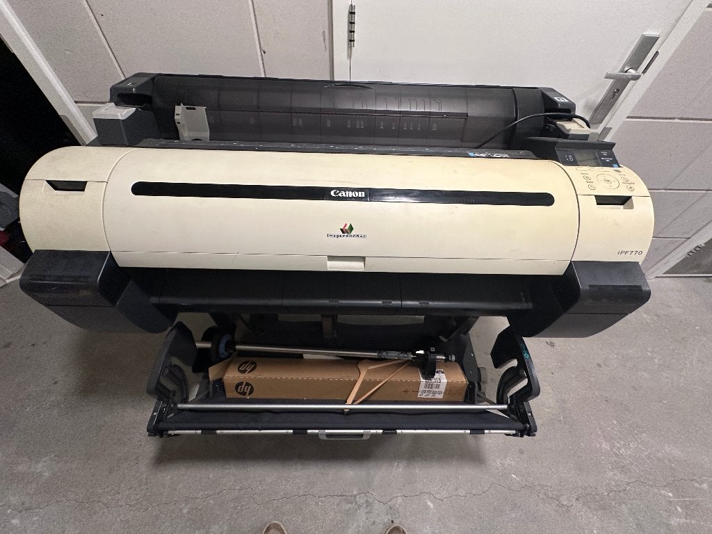 Canon ImagePROGRAF iPF770- Grootformaat Inkjetplotter, Computers en Software, Ophalen, Gebruikt, Kleur printen, Printer