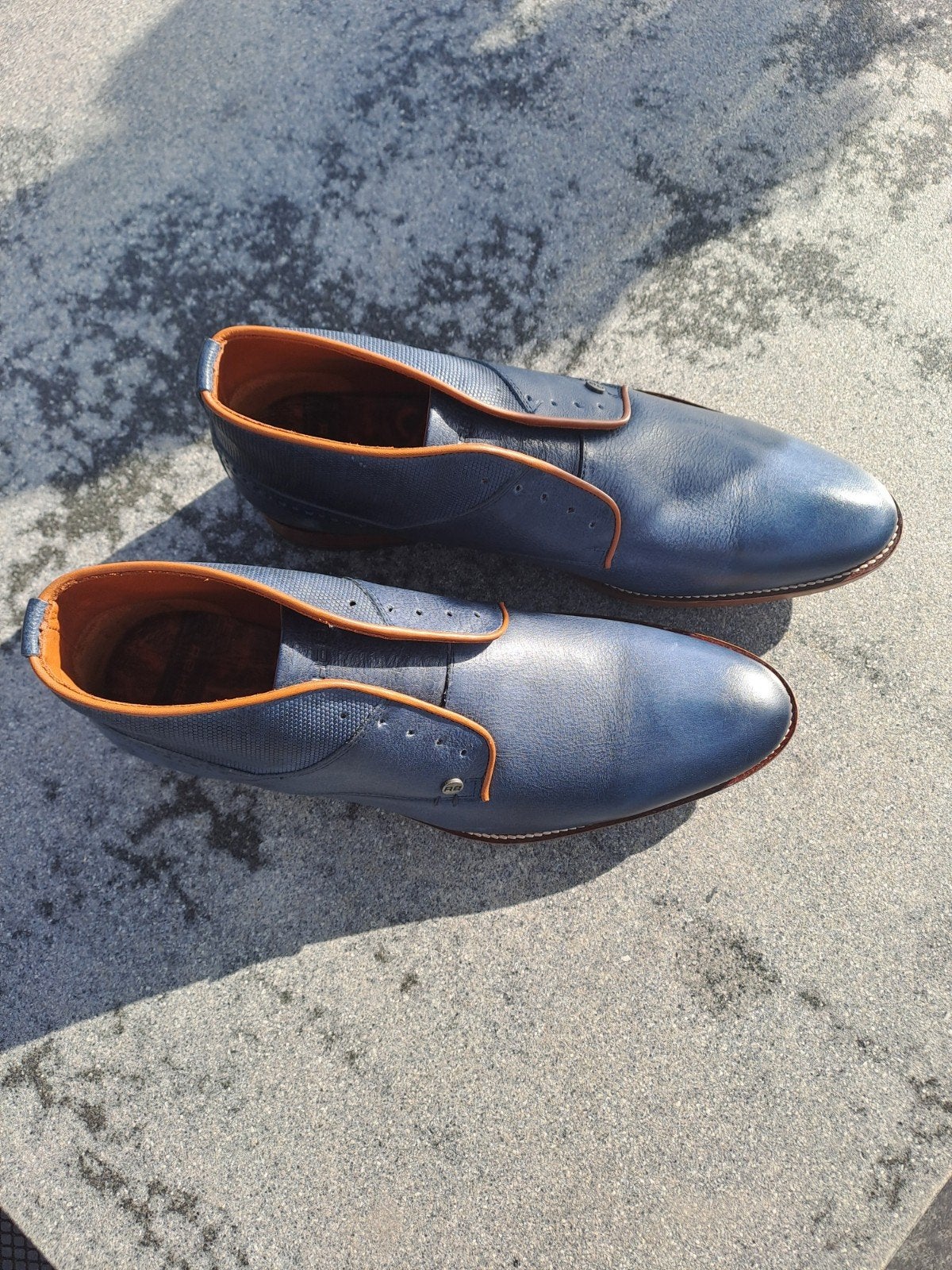 heren half hoog schoen, Kleding | Heren, Blauw, Boots, Nieuw, Ophalen of Verzenden