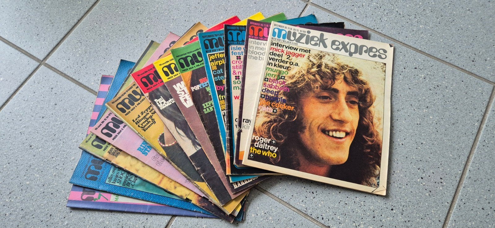 Muziek Expres Jaargang 1970 Compleet - Zeldzame Collectie, Boeken, Tijdschriften en Kranten, Ophalen of Verzenden