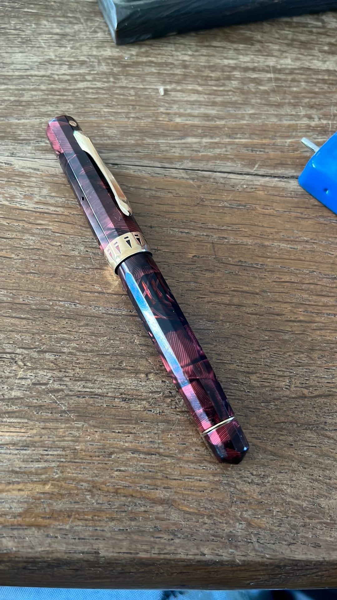 Wahl-Eversharp Doric vulpen met 14krt gouden punt, Verzamelen, Pennenverzamelingen, Ophalen of Verzenden, Gebruikt, Vulpen, Overige merken