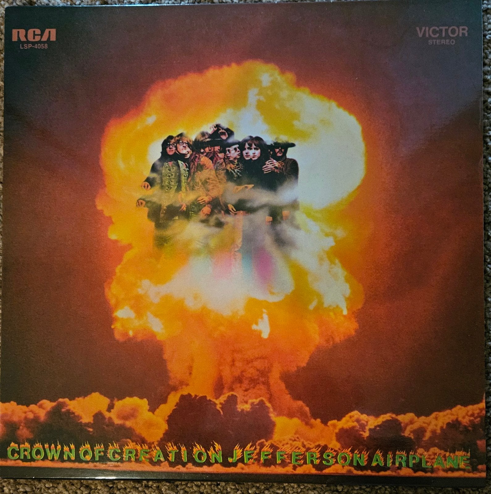 Jefferson airplane crown of creation LP, Ophalen of Verzenden, Zo goed als nieuw, 12 inch, Poprock