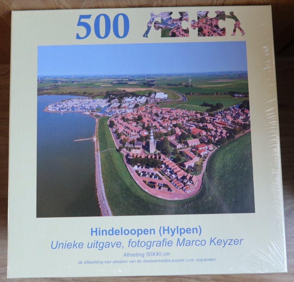 4 Puzzels samen van de serie Elfstedentocht van boven gezien, Ophalen of Verzenden, 500 t/m 1500 stukjes, Nieuw, Legpuzzel