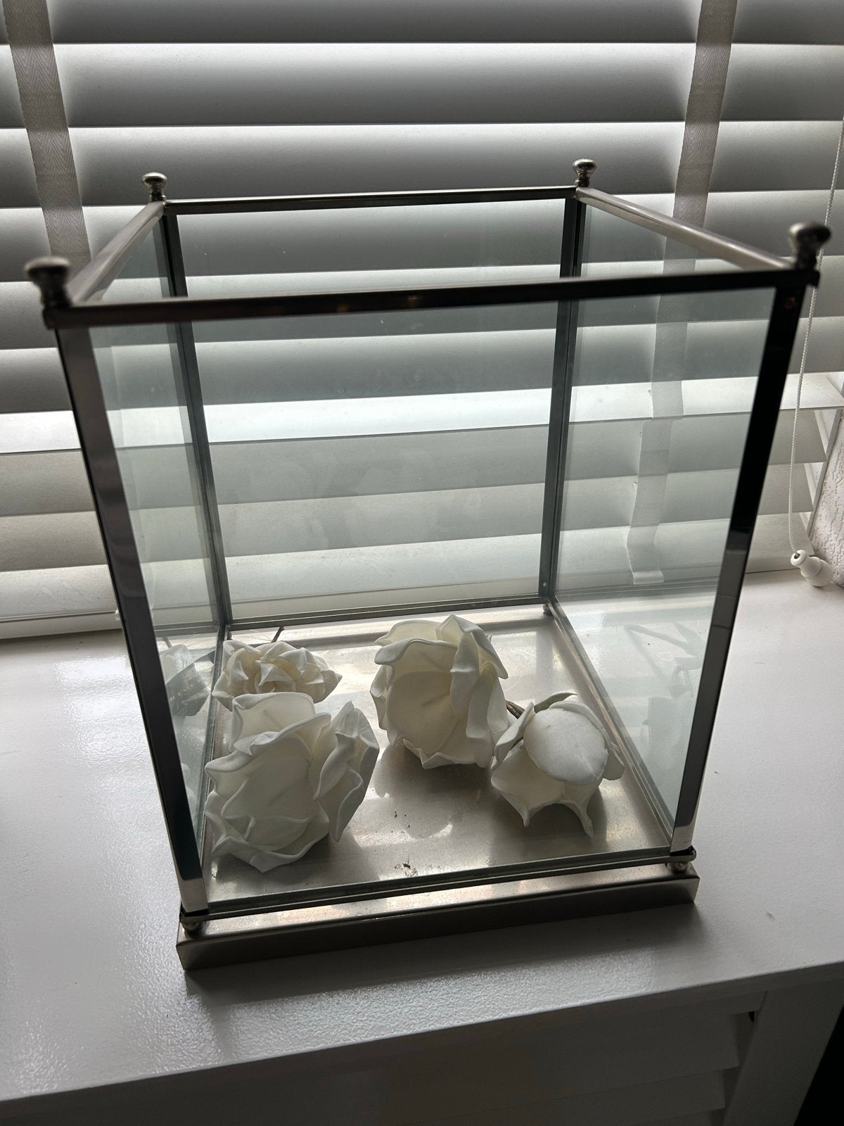 Riverdale Sfeerlicht - Elegant Glas en Metaal Design, Ophalen, Zo goed als nieuw