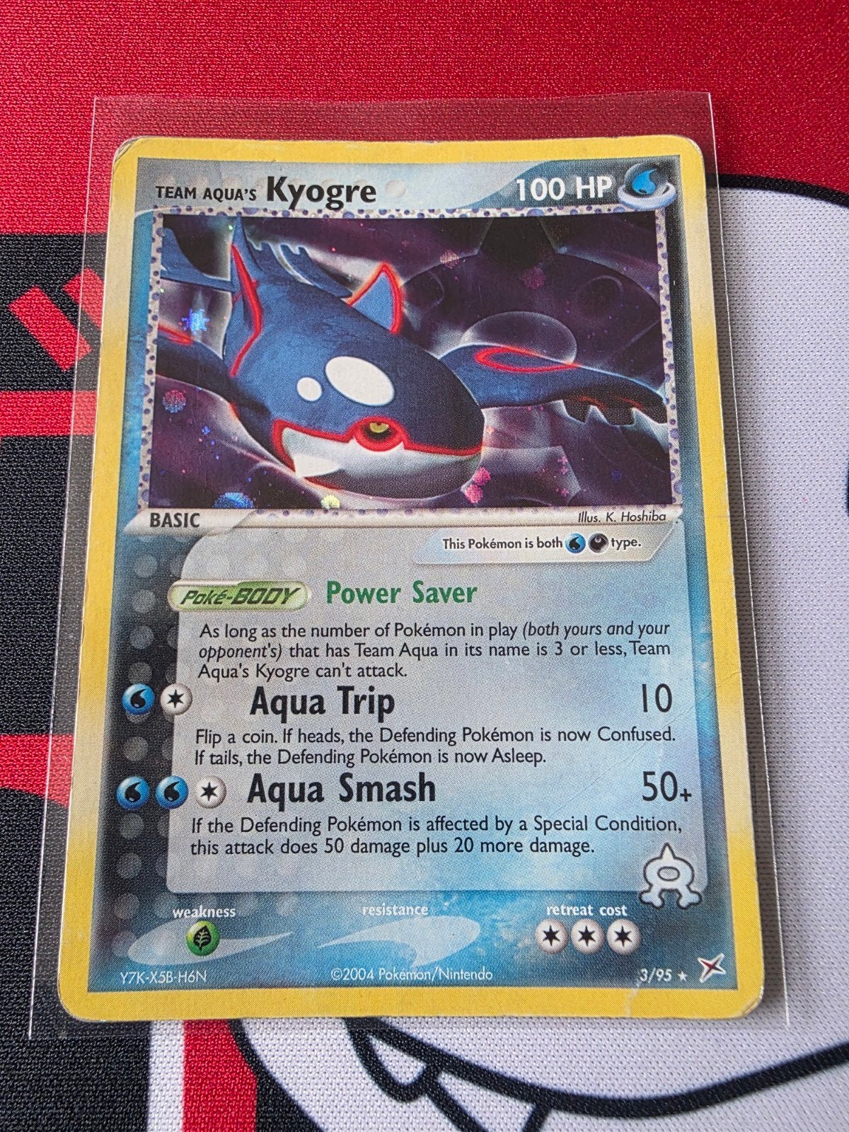 Kyogre 3/95, Verzenden, Gebruikt, Losse kaart, Foil