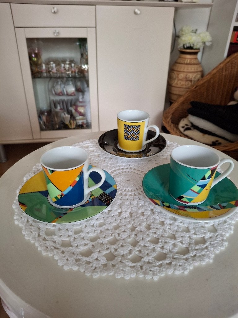 3 kleine kopjes, Huis en Inrichting, Ophalen, Zo goed als nieuw, Overige stijlen, Kop(pen) en/of Schotel(s)