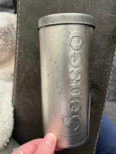 Senseo blik, Ophalen of Verzenden, Zo goed als nieuw, Koffiemachine