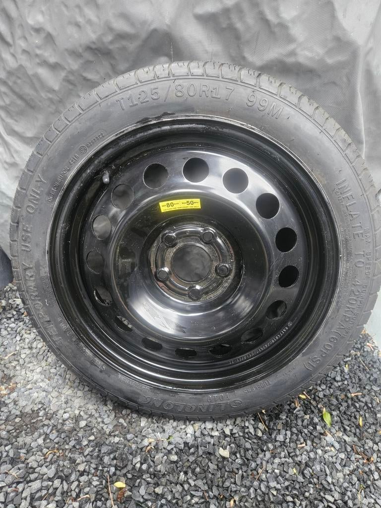 Reservewiel / thuis komer T125/80 R17 99M, Ophalen of Verzenden