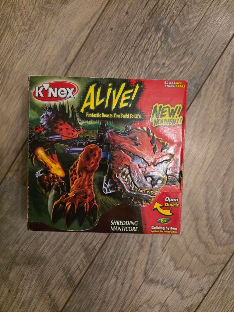 K'nex Alive! Shredding Manticore Bouwpakket, Kinderen en Baby's, Speelgoed | Bouwstenen, Zo goed als nieuw, K'nex, Ophalen of Verzenden