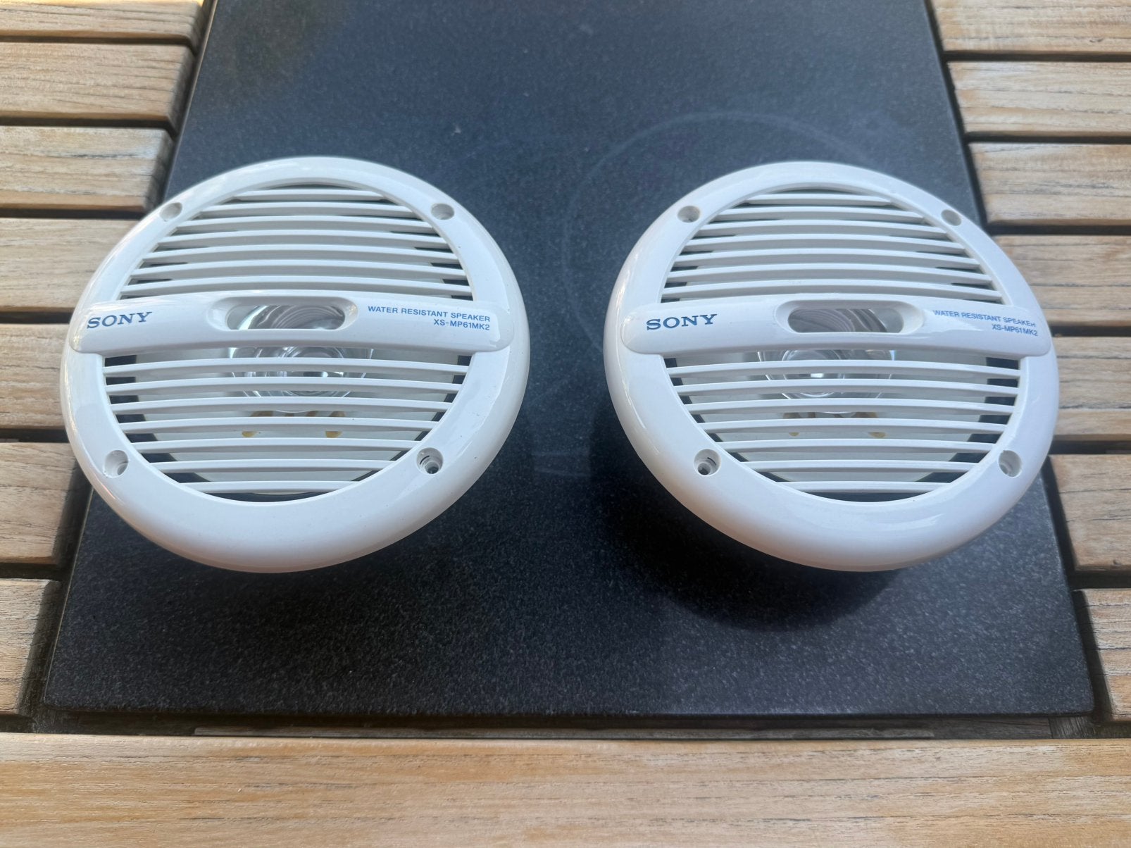 Sony XS-MP61 MK2 waterbestendige dual cone speakers 80W, Ophalen of Verzenden, Zo goed als nieuw, 60 tot 120 watt, Sony