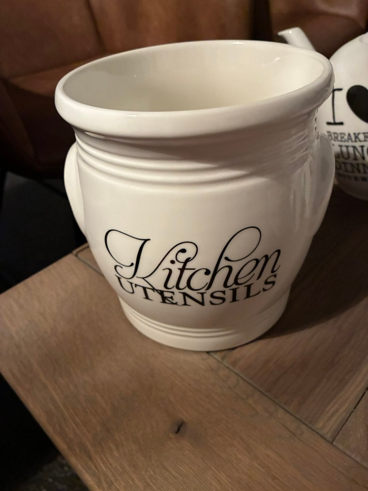Riviera Maison pot keukengerei, Ophalen, Zo goed als nieuw, Overige materialen, Pot, Bus of Blik