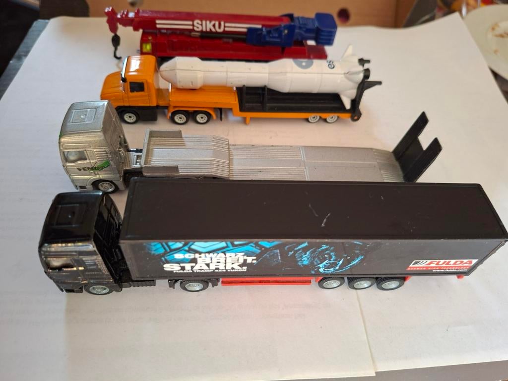 Siku modelauto's 1:87 (4 stuks), Ophalen of Verzenden