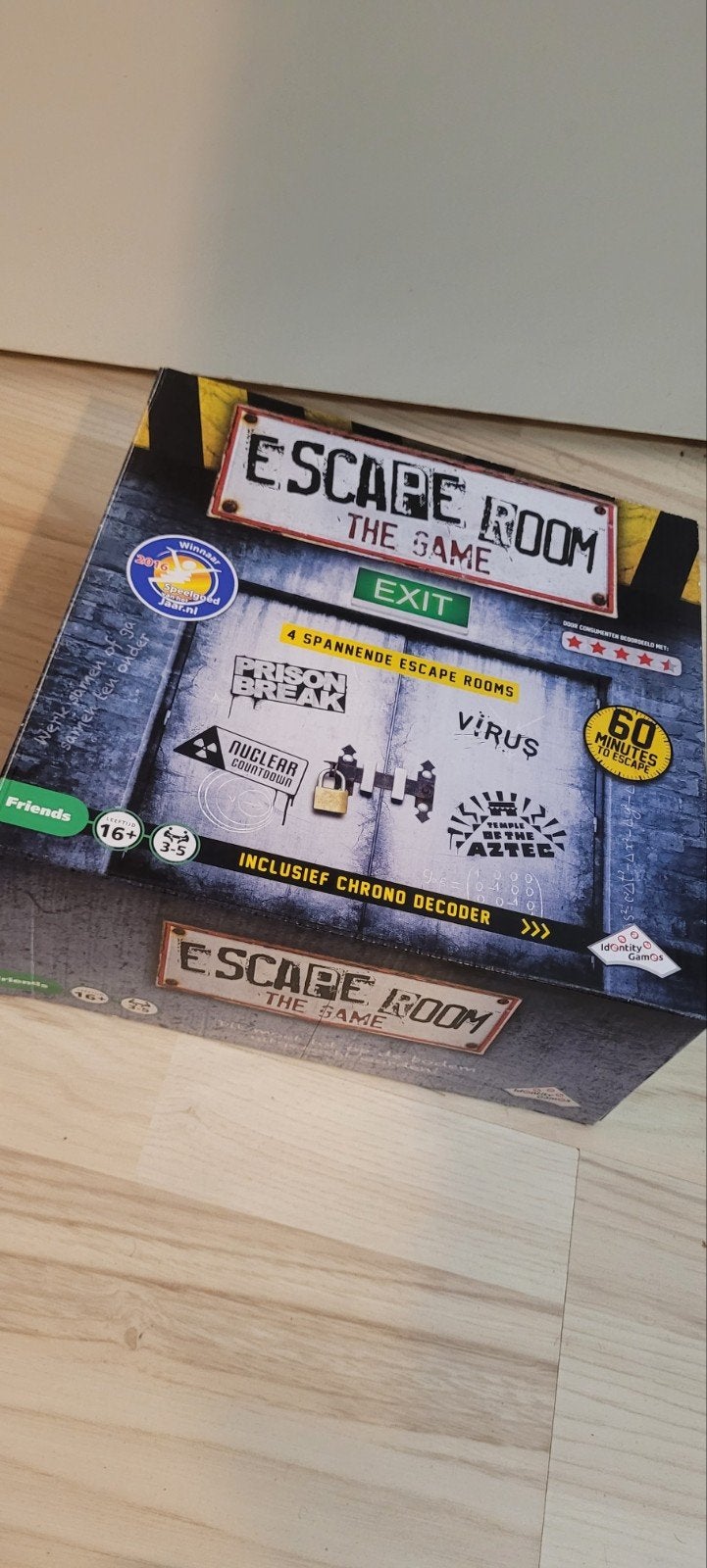 Gezelschapsspel Escaperoom The Game, Drie of vier spelers, Ophalen, Nieuw, Identity Games