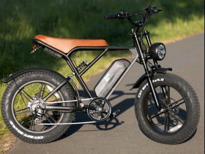 Elektrische fiets Fat bike Ouxi V8, Zo goed als nieuw, 51 tot 55 cm, 50 km per accu of meer, Ophalen
