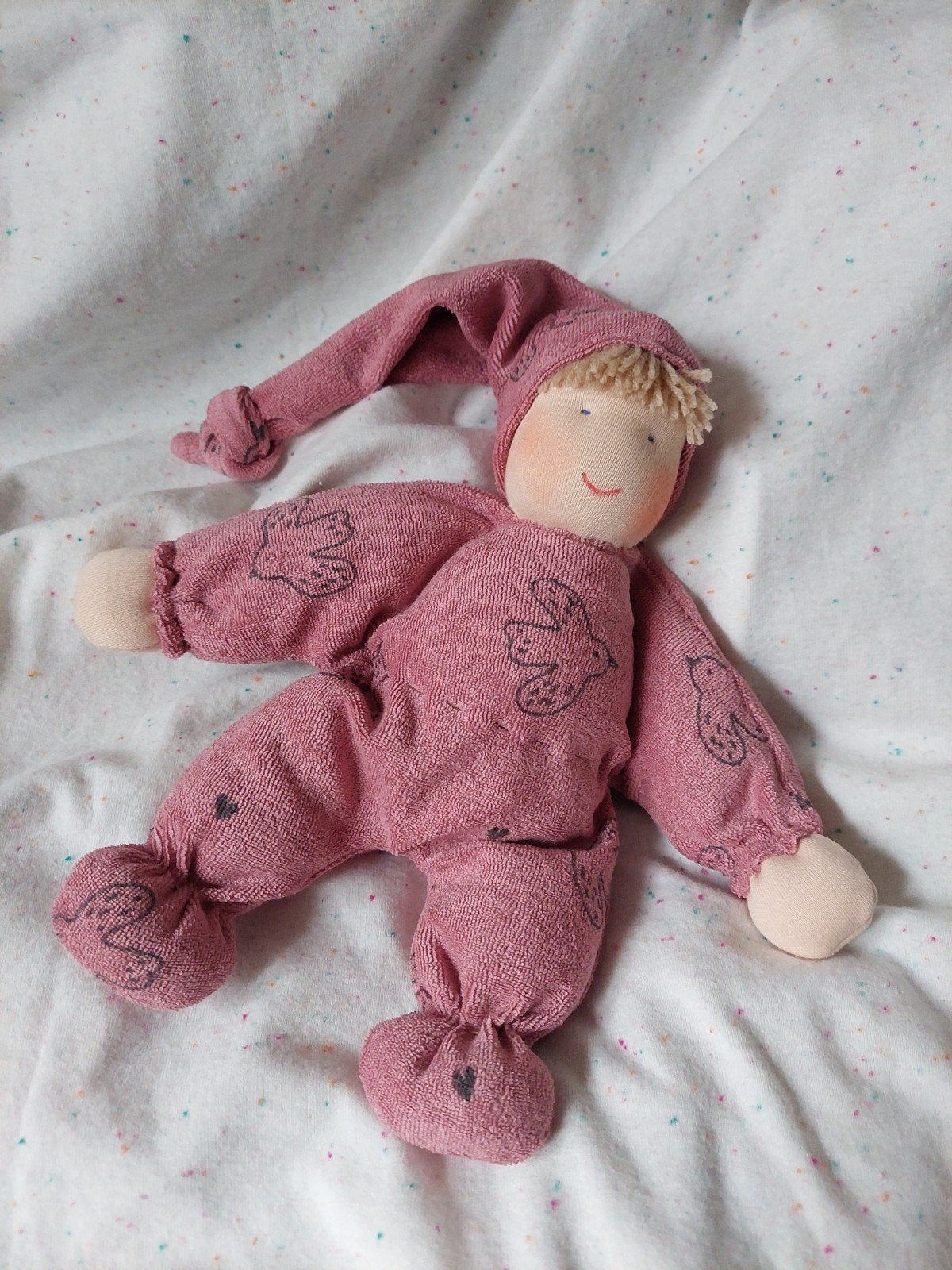 Antroposofische knuffelpop, Kinderen en Baby's, Speelgoed | Poppen, Ophalen of Verzenden, Nieuw