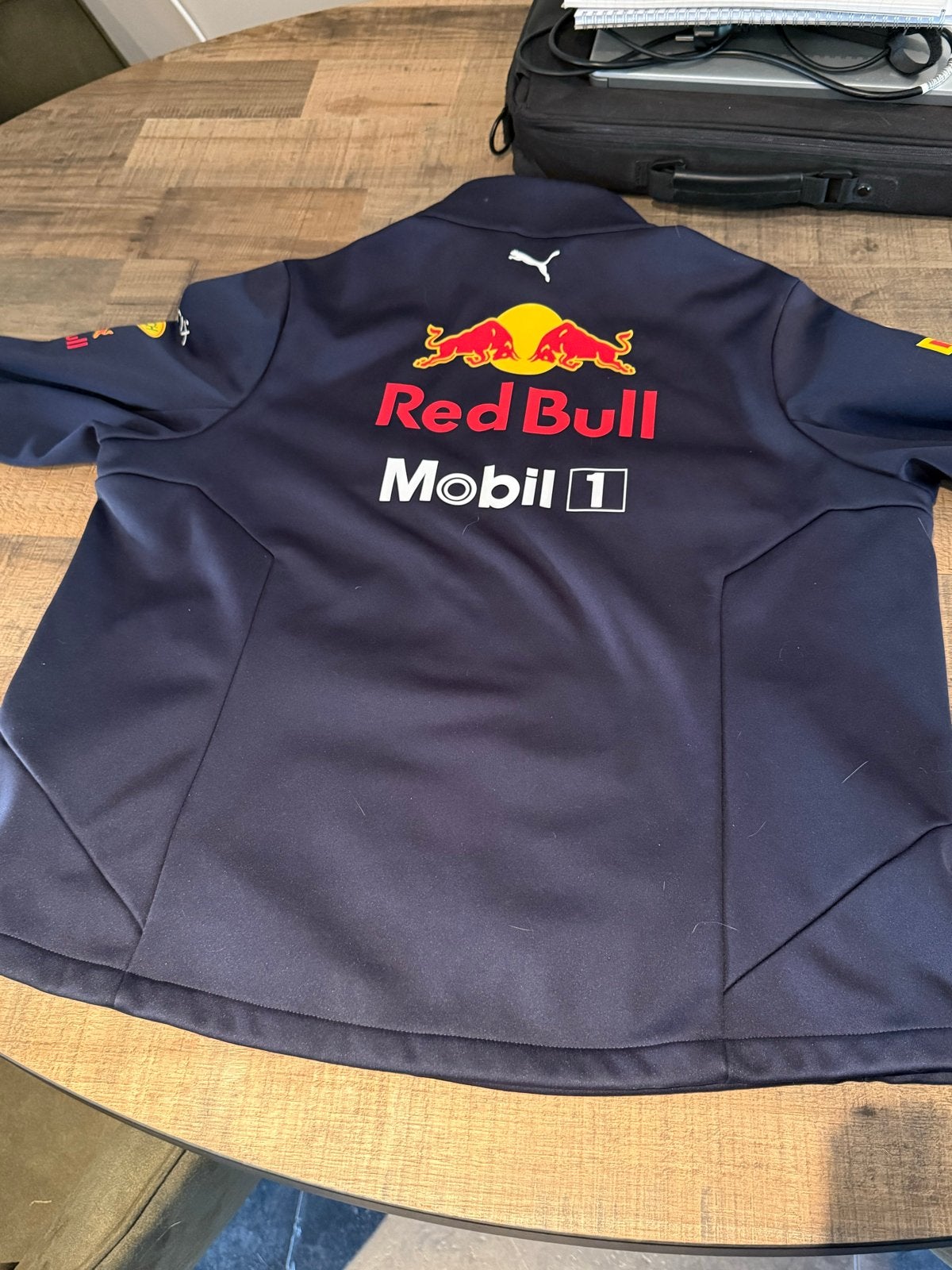 Red Bull Racing Puma Softshell Jas - Maat XL, Kleding | Heren, Jassen | Zomer, Ophalen, Gedragen, Maat 56/58 (XL), Blauw