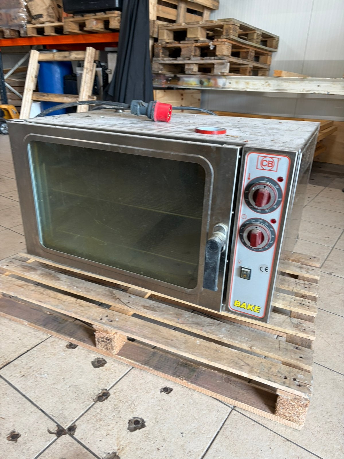 Horeca oven hetelucht op krachtstroom, Witgoed en Apparatuur, Ovens, Ophalen, Zo goed als nieuw, 60 cm of meer