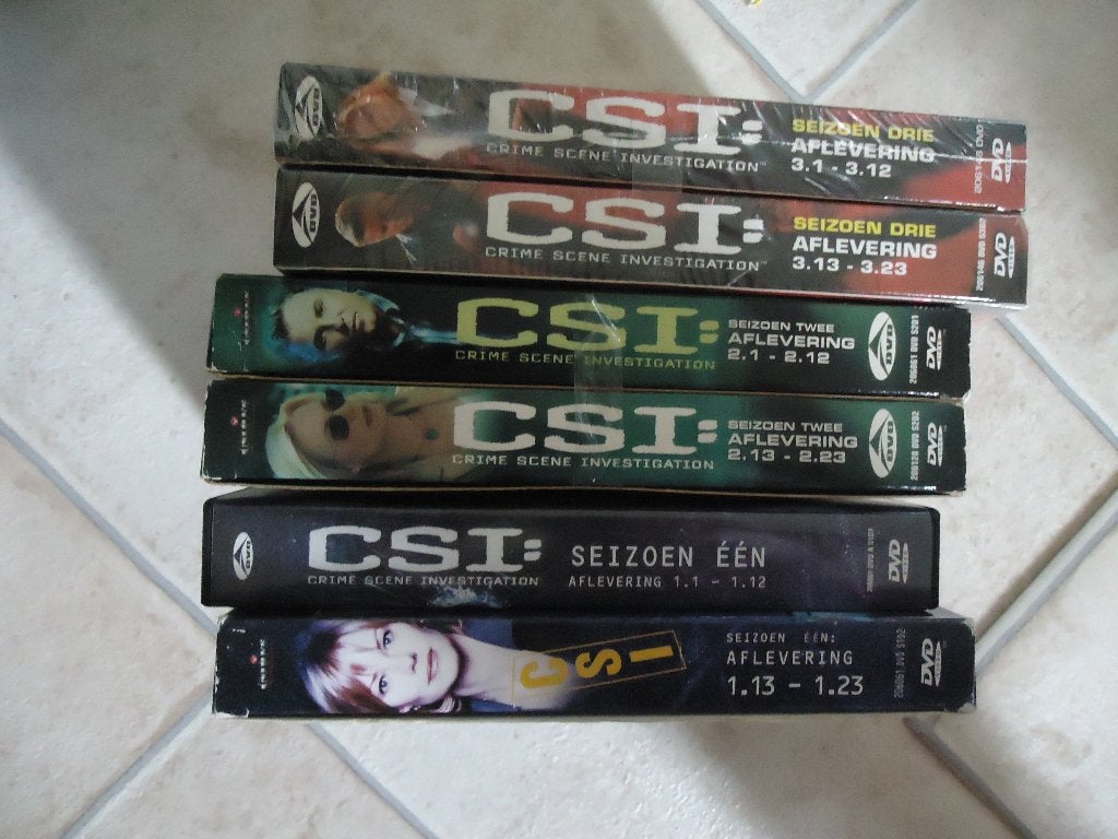CSI Las Vegas - seizoen 1 t/m 3 (nieuw) plus CSI NY en spec., Engels, Alle leeftijden, Nederlands, Ophalen of Verzenden