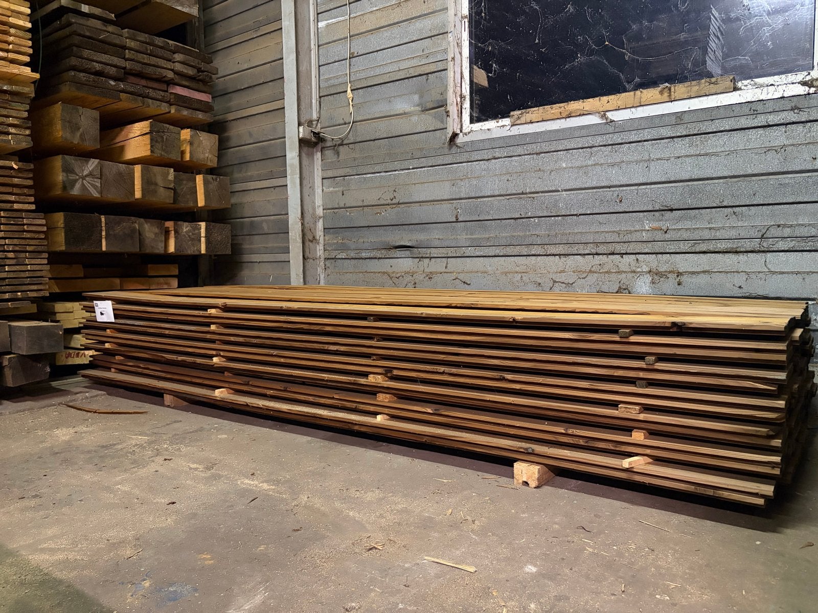 Thermisch halfhouts rabat douglas planken, 25 tot 50 mm, Ophalen of Verzenden, Zo goed als nieuw, 250 tot 300 cm