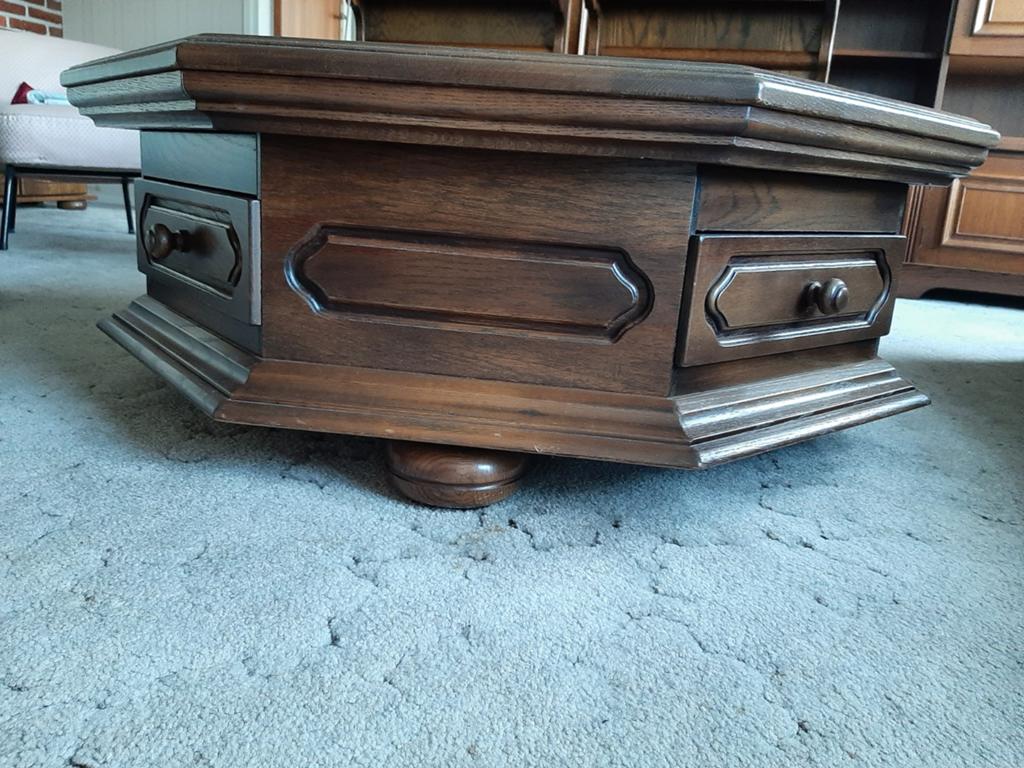 Eiken houten Salontafel, Ophalen of Verzenden