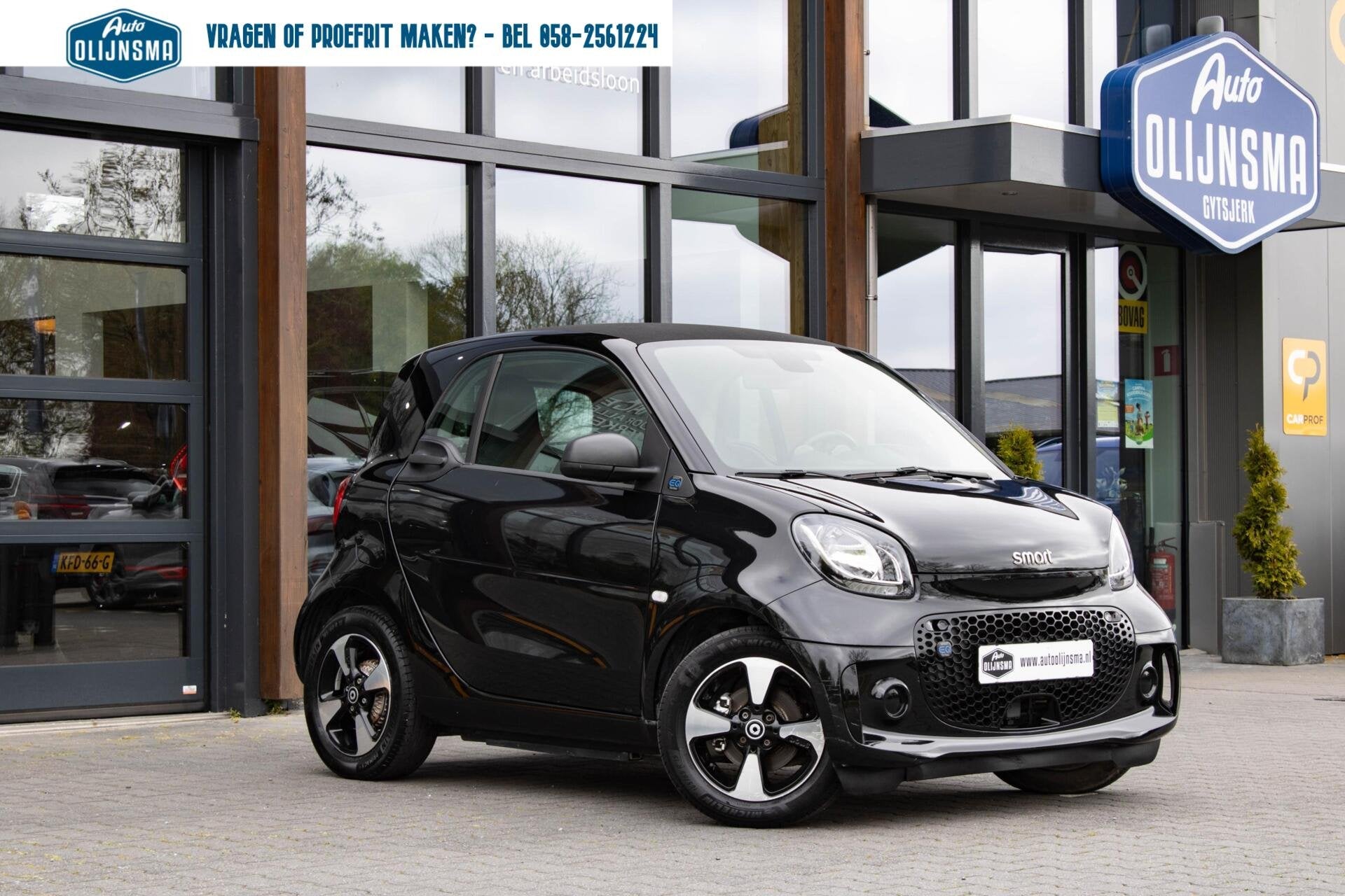 Smart fortwo EQ Comfort 18 kWh|Cruise Control|Automatische v, Auto's, Smart, Automaat, Achterwielaandrijving, Gebruikt, 82 pk