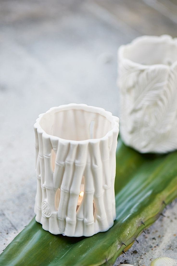 2 rivièra maison bamboo votive's, Ophalen of Verzenden