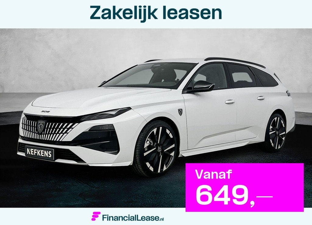 Peugeot 308 SW 1.2 Hybrid 145 e-DCS6 GT | Voorraad! | 360 ca, 1402 kg, Euro 6, 1199 cc, Wit