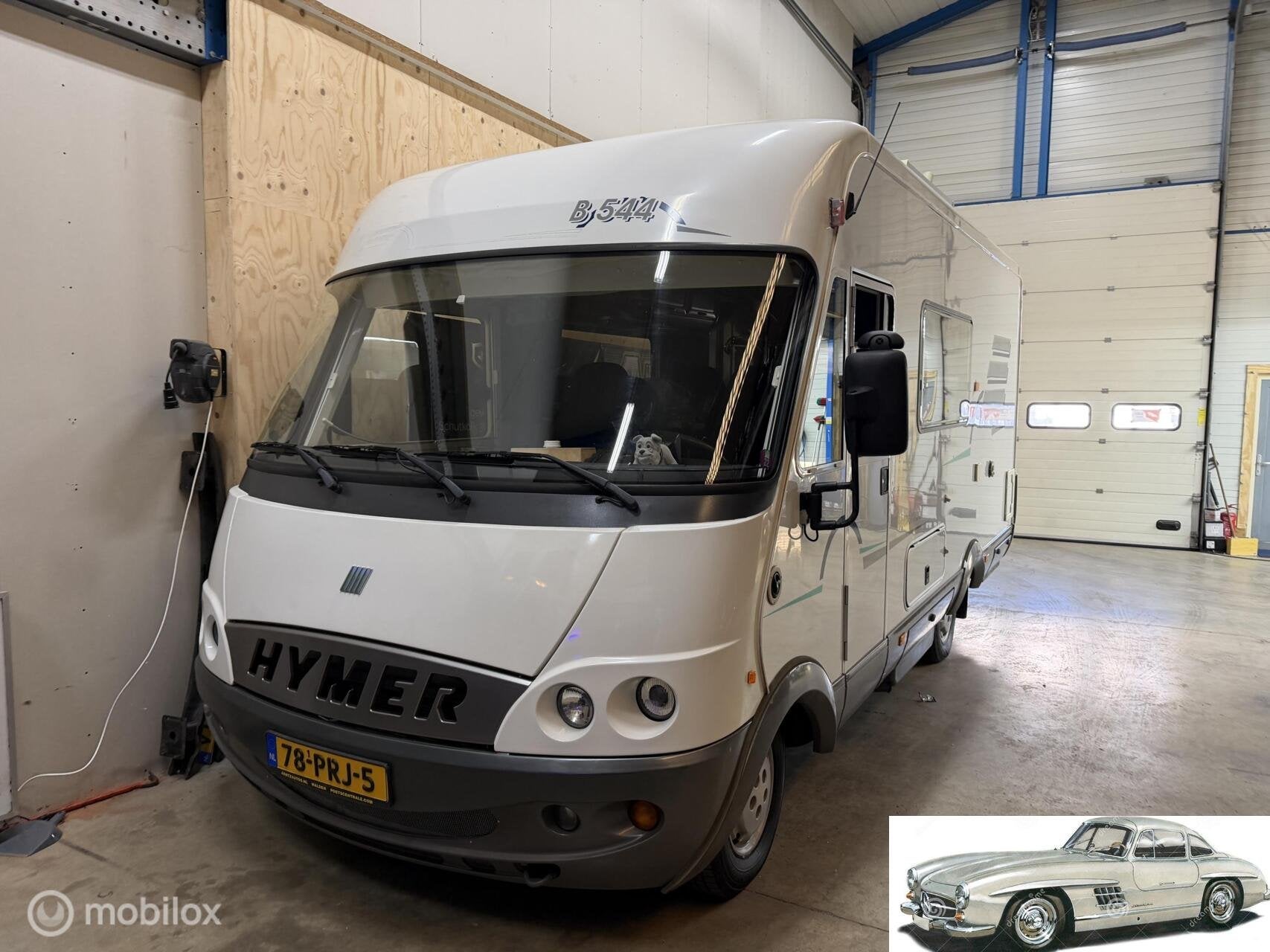Hymer homemobil B544 zeer compleet, Gebruikt, 2880 kg, Bedrijf, 1700 kg