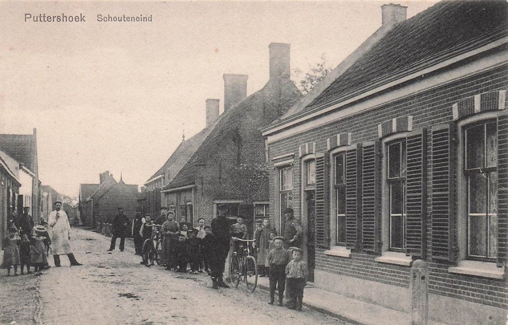 702-220-009 Puttershoek Schouteneind, Verzenden, Voor 1920, Zuid-Holland